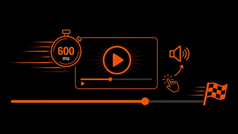 VSL starts itself on any screen, zero friction